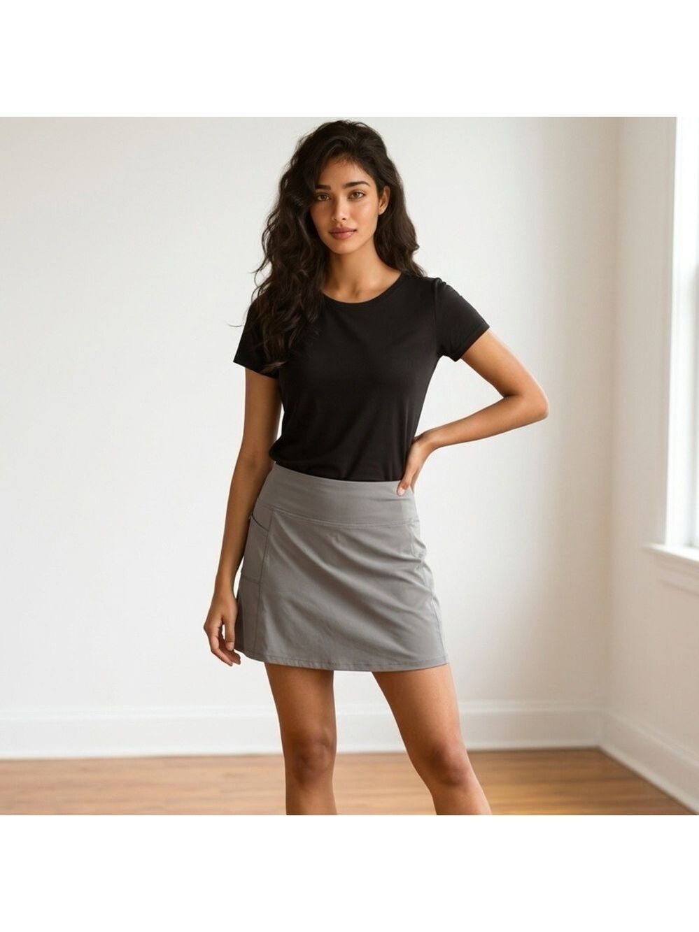 Gray Women's Skirt
